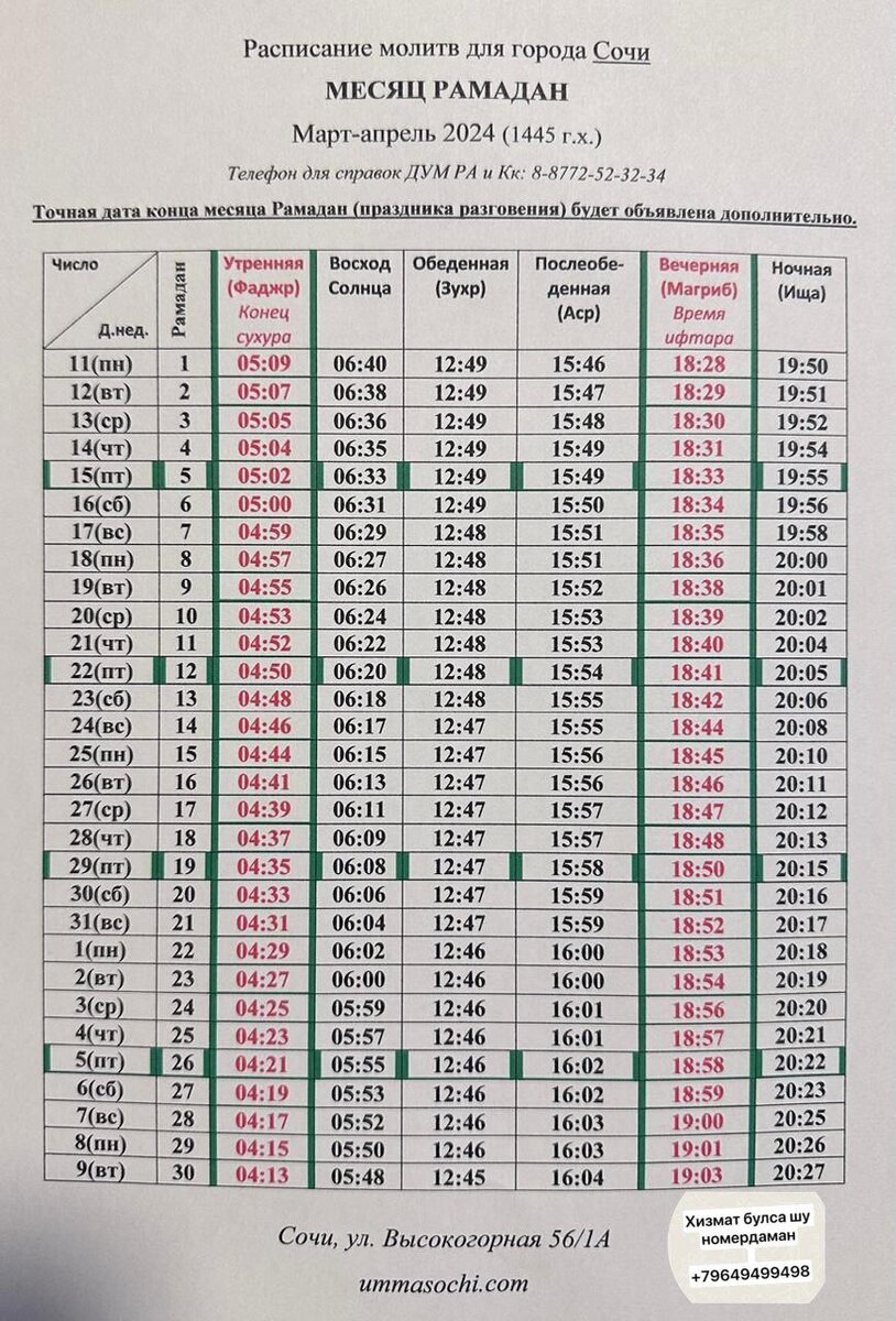 RAMAZAN MUROBORAK BULSIN DINDOSHLARIM