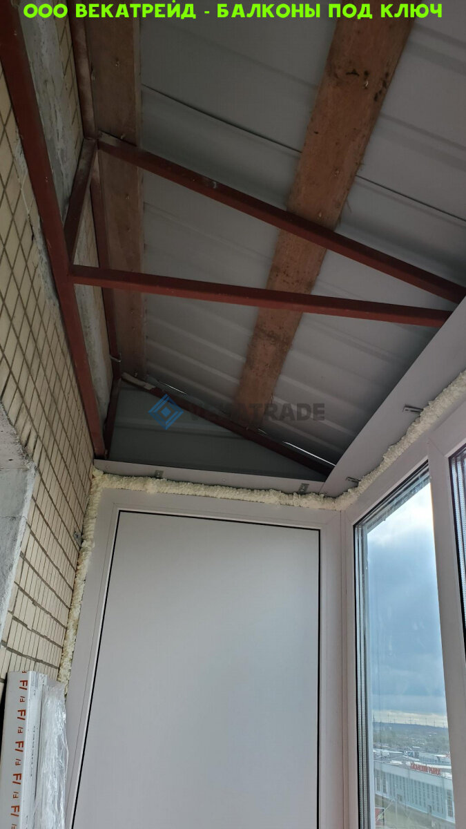 Ремонт балкона. Работа №13577. Дом серии 1ЛГ-606.