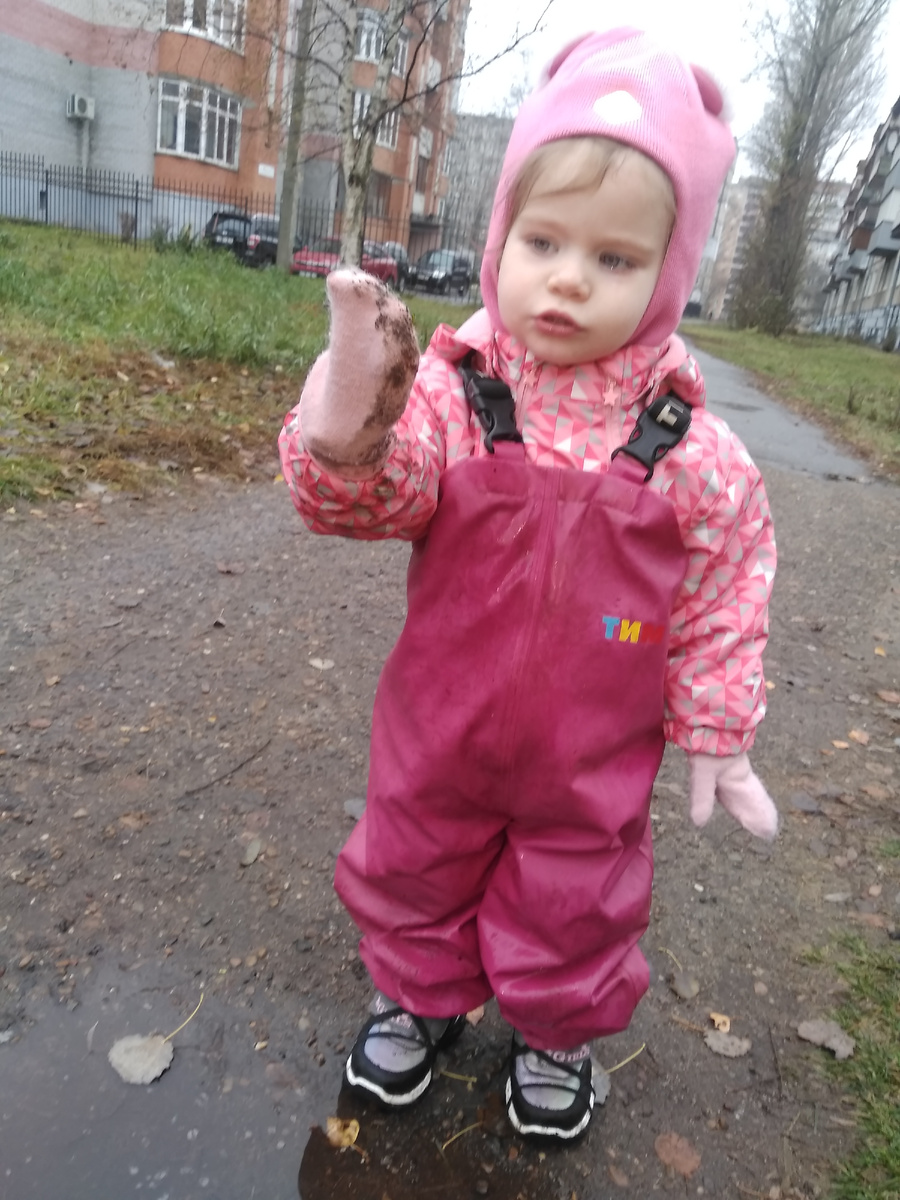 Вот такой малыш отправился в детский сад