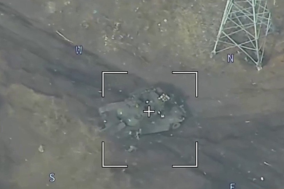    Четвертый Abrams сожгли дотла в Бердычах.