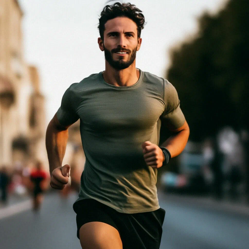 Бег - это хороший способ держать себя в форме