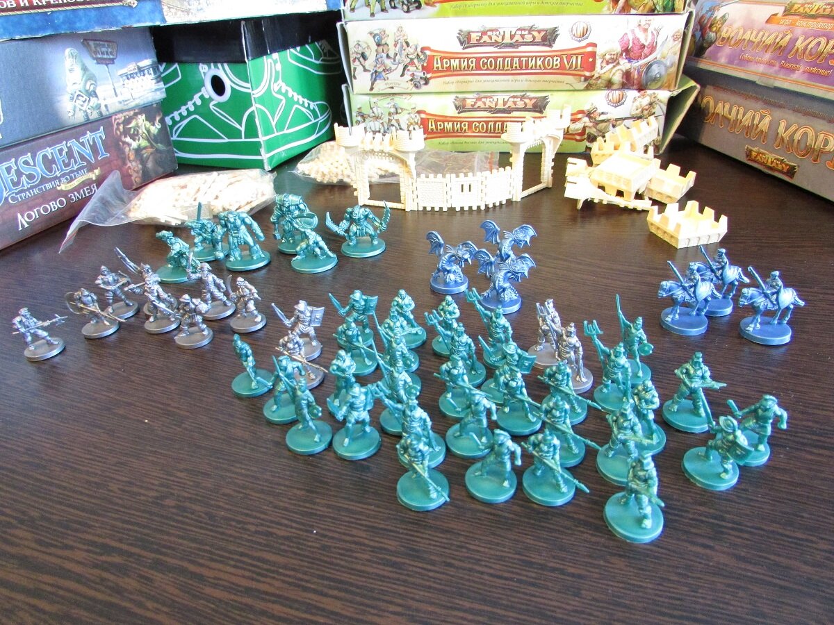 Крохи от "Технолога". Даже на небольшом участке стола можно разместить целую армию.