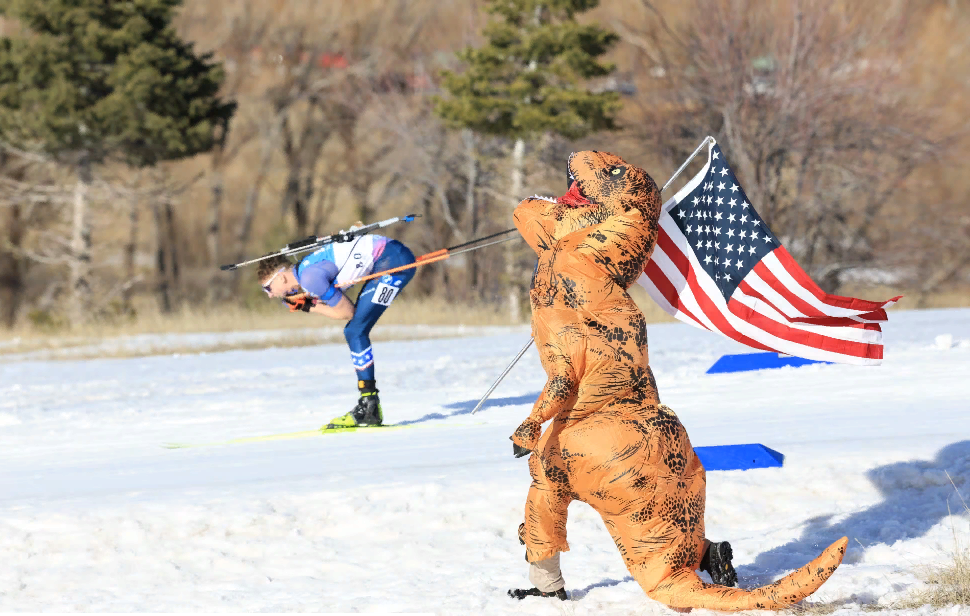 Суровый американский биатлон.