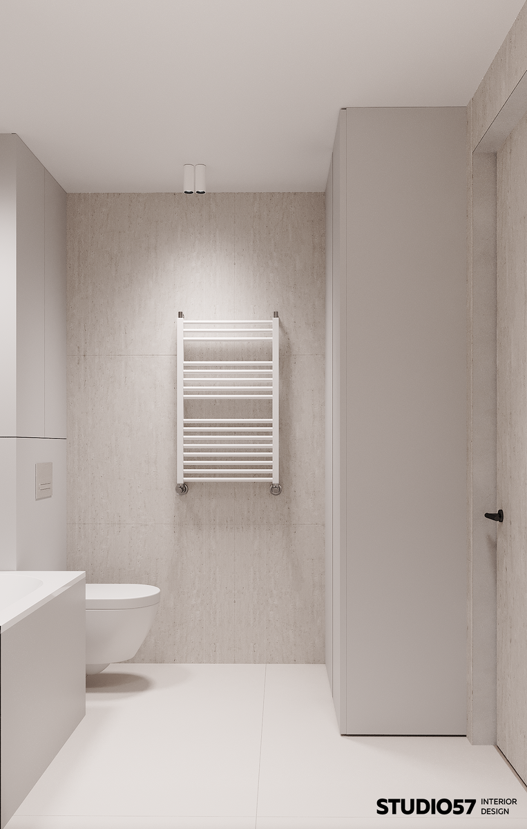 "Замаскированный" пенал со встроенными сушильной и стиральной машинами