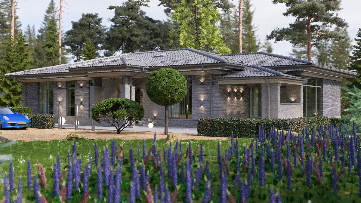 3D  Визуализация главного вида 1