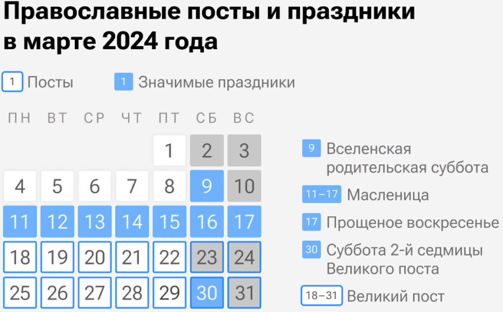 Значимые даты и праздники до июня