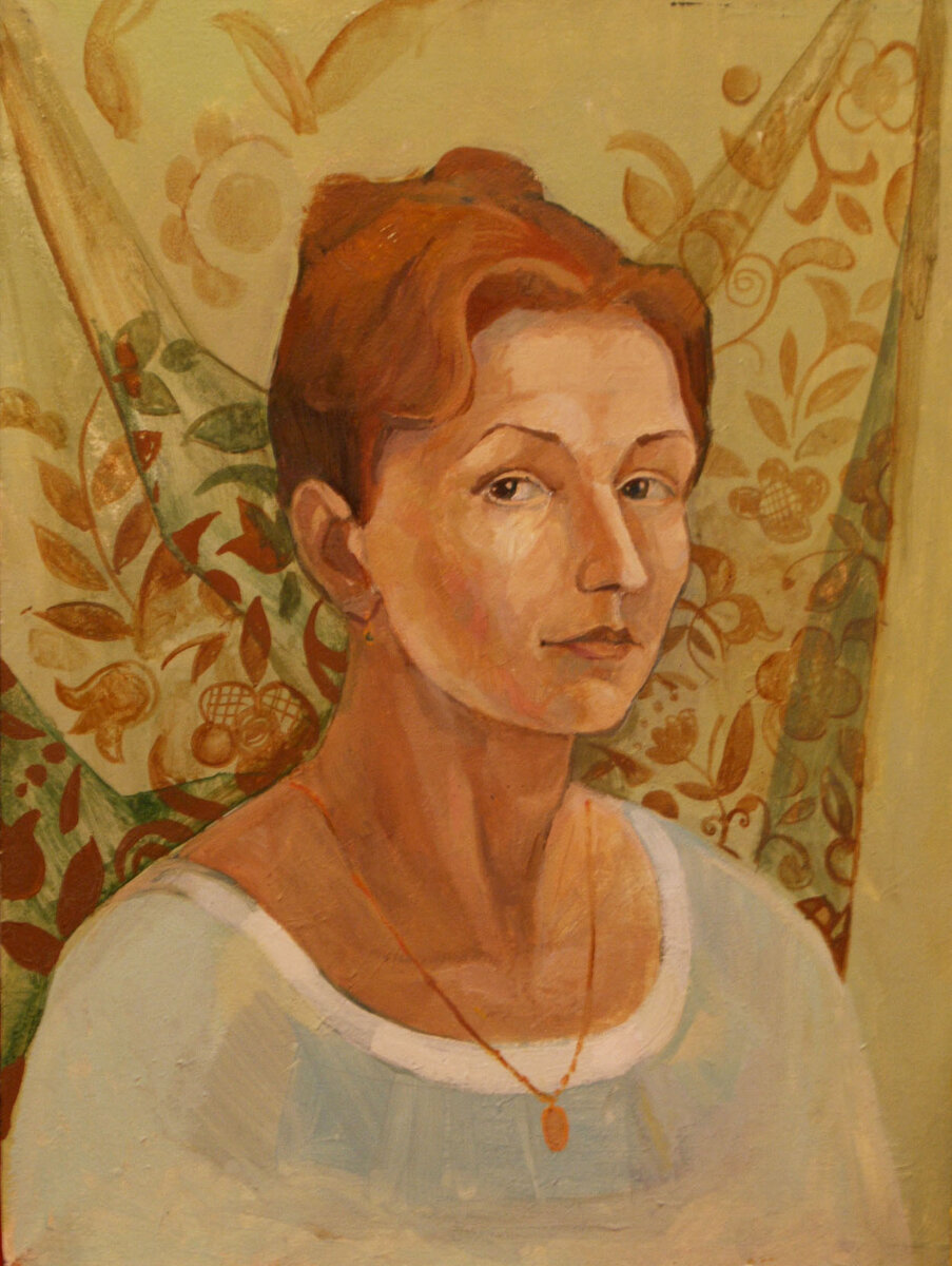 Этот автопортрет так и остался незаконченным