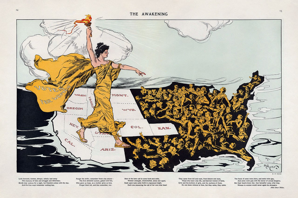 «Пробуждение» – иллюстрация из журнала Puck, 1915 г.