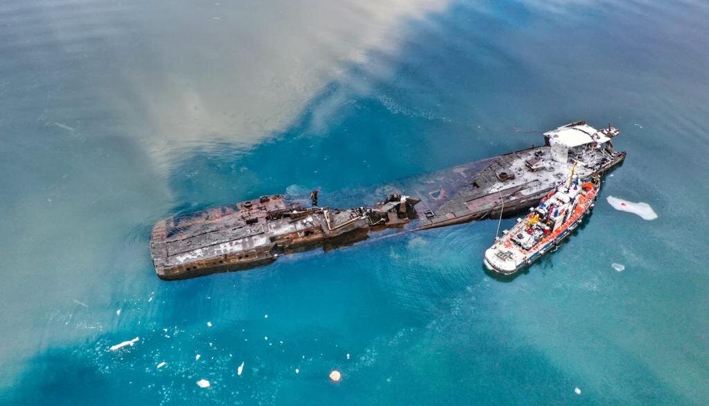 По проекту "Генеральная уборка" должно быть утилизировано более 200 затонувших судов в ДФО / Фото: пресс-служба ГК "Магаданрыбпром"  📷
