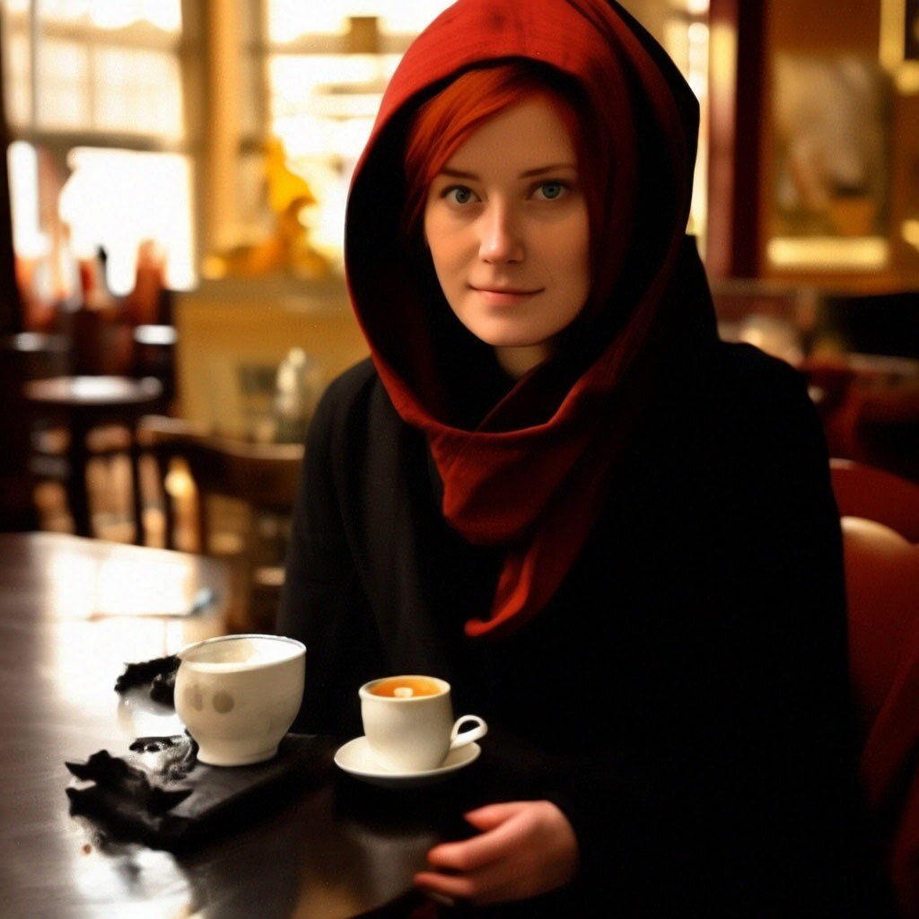 Так выглядят кофе и Макс Фрай по мнению нейросети.