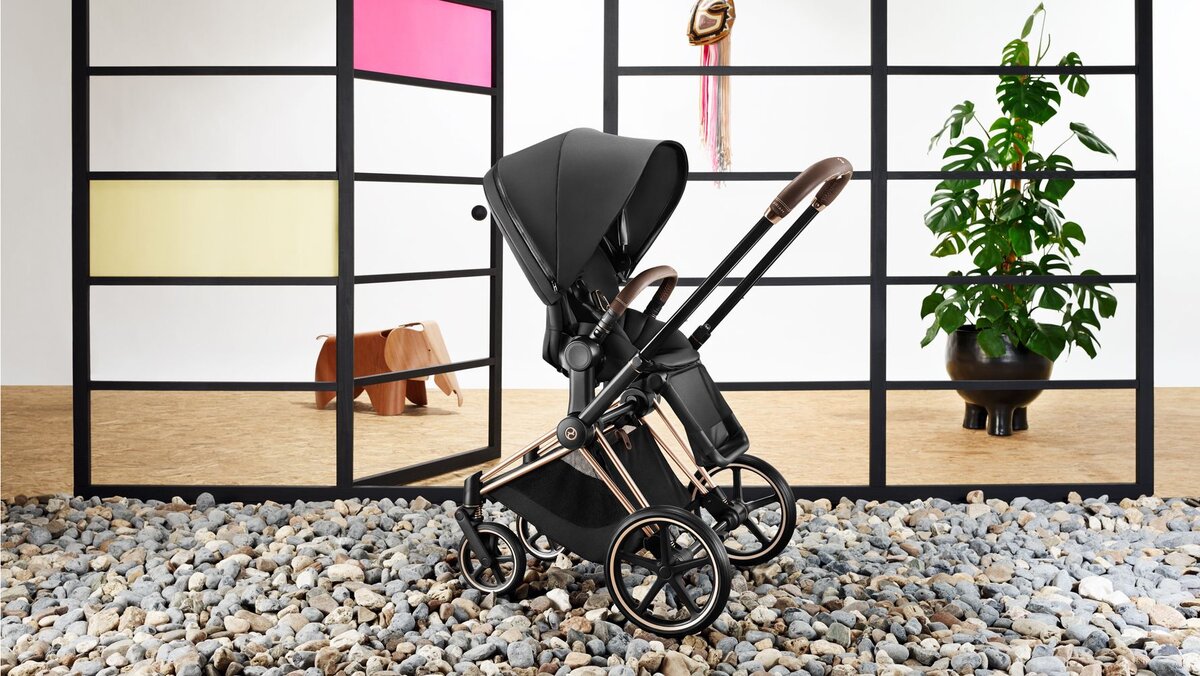 Cybex Priam IV шасси Rose Gold