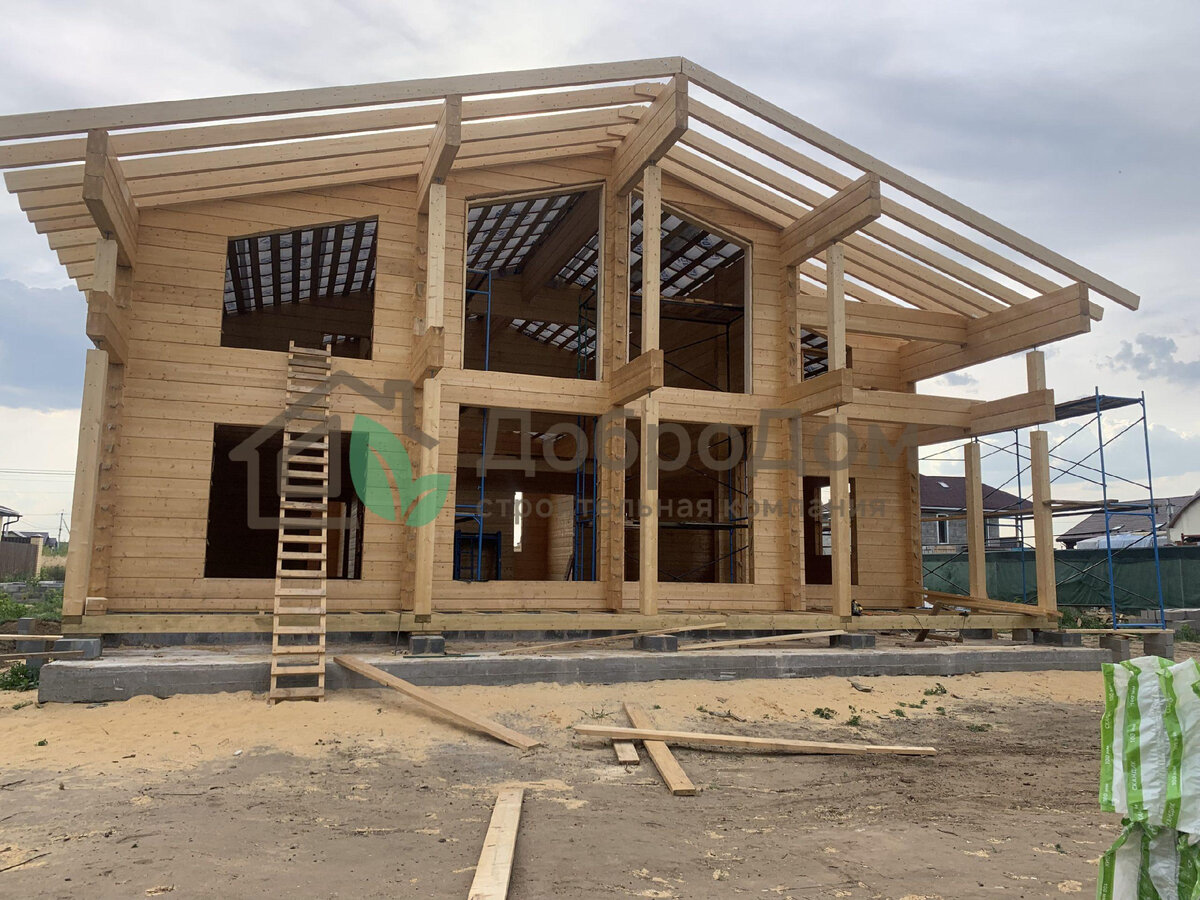 Строительство деревянного дома 