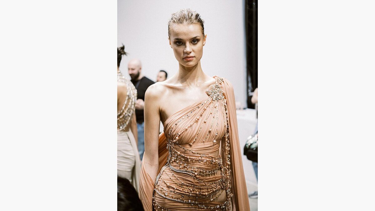 Jean-Baptiste Soulliat / Keystone Press Agency / Global Look Press📷На фото: Кристина Пышкова на Неделе моды в Париже, 24 января 2024 года