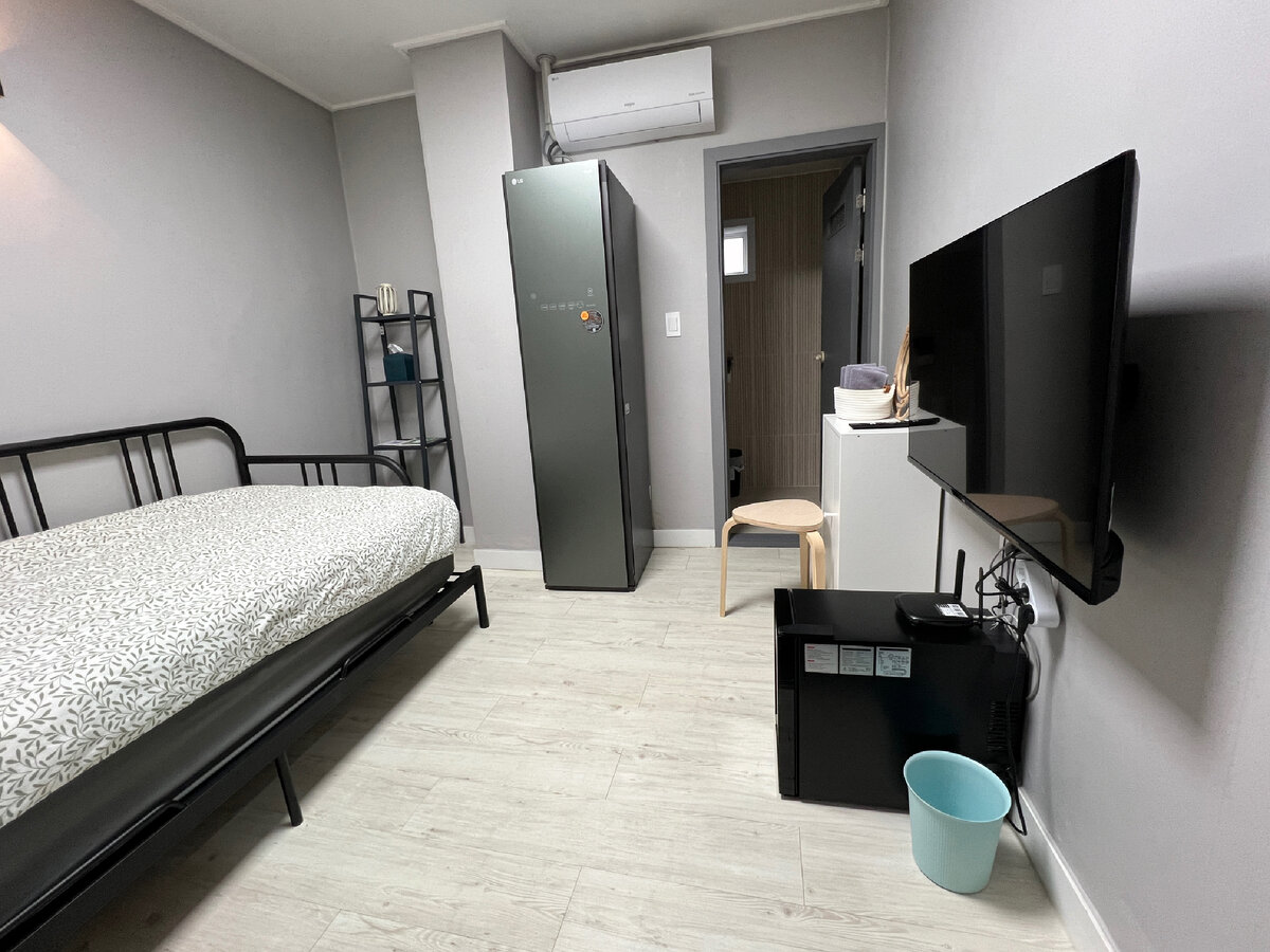 Моя комната в гестхаусе в Кёнджу. Фото автора 