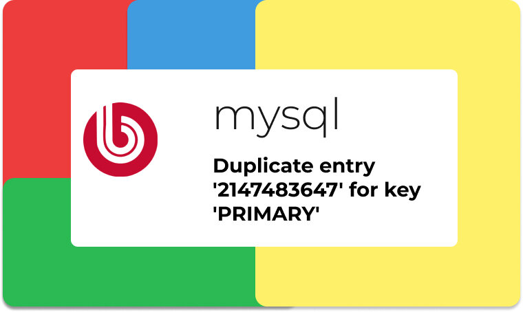 Ошибка в Битрикс Duplicate entry '2147483647' for key 'PRIMARY' при сохранении элемента инфоблока