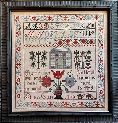 Ellen Carr Sampler, цена за схему около 15 долларов. 