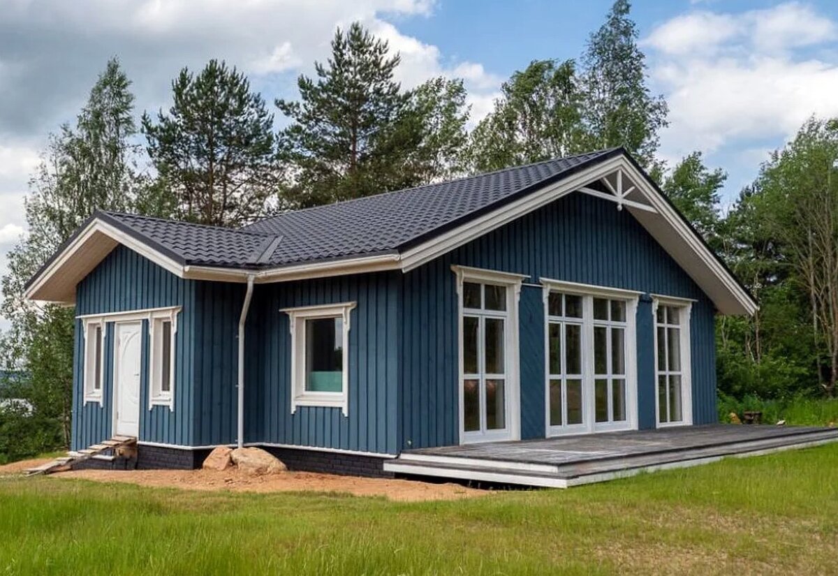 Скандинавский каркасный дом