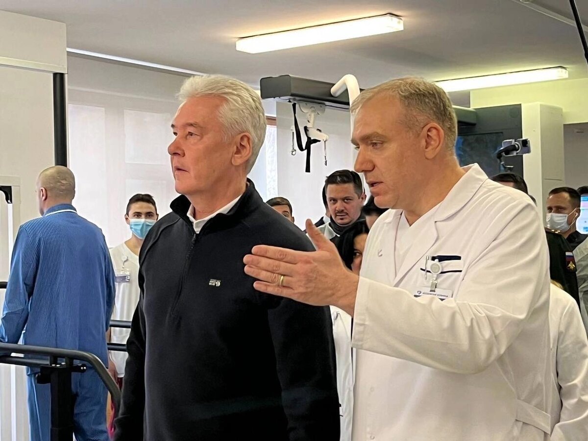 Мелконян Георгий Геннадьевич с мэром Москвы Собяниным Сергеем Семеновичем