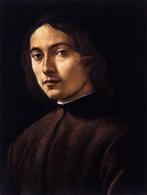 Portrait of a young man by Raffaellino del Garbo c. 1495/Портрет молодого человека работы Раффаэлино  дель Гарбо, 1495 г.
