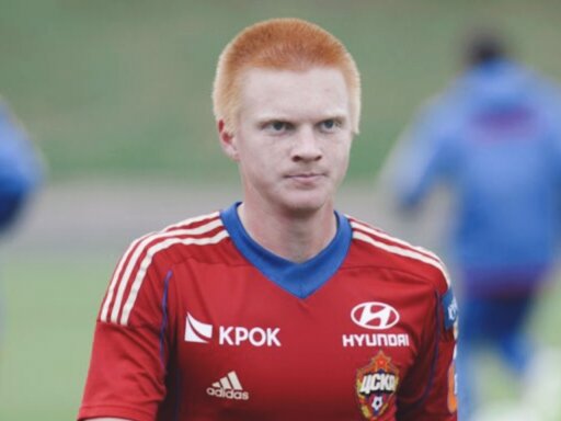 Денис Масютин в матче за ЦСКА, 2013-й год.