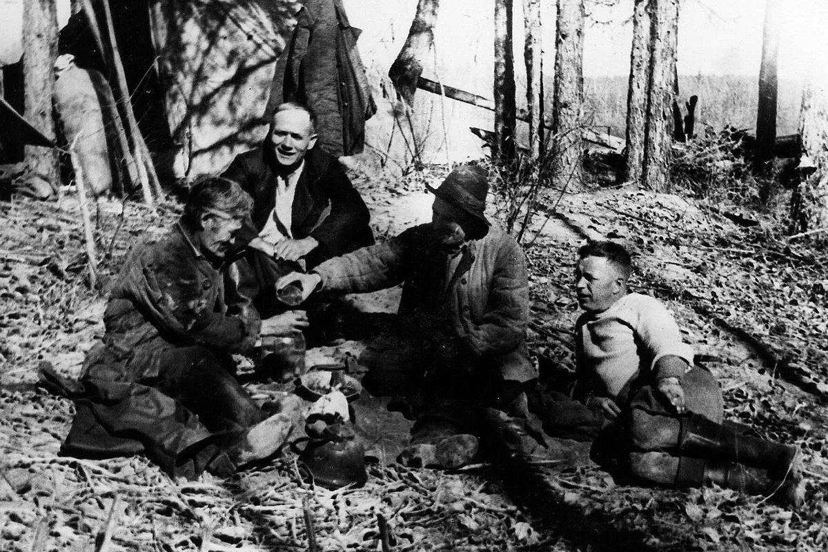 Привал на земле, с удовольствием