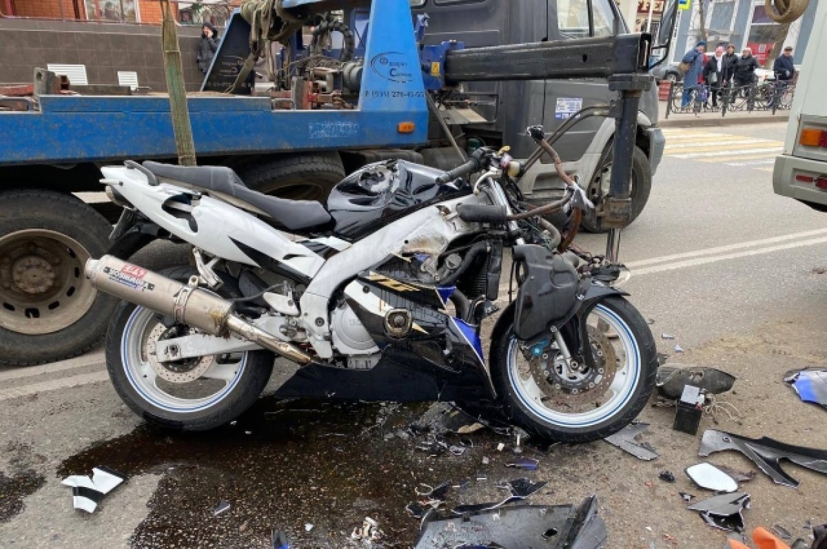    В Ейске в ДТП с автобусом погиб мотоциклист