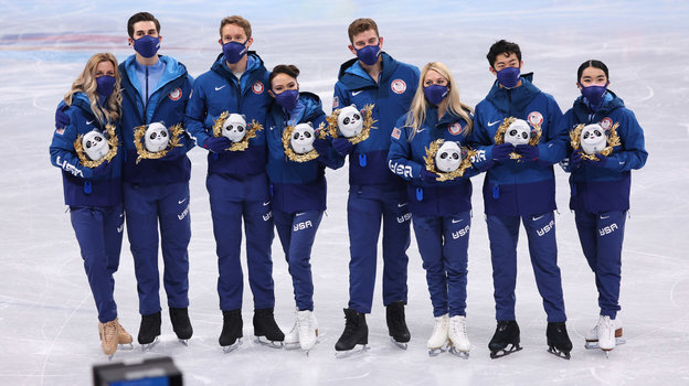    Фигуристы сборной США в командном турнире на Олимпиаде-2022. Global Look Press