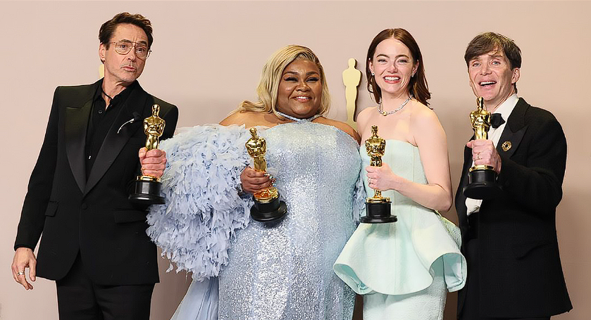 Роберт Дауни-мл, Давайн Джой Рэндольф, Эмма Стоун, Киллиан Мерфи  | Arturo Holmes / gettyimages.com 