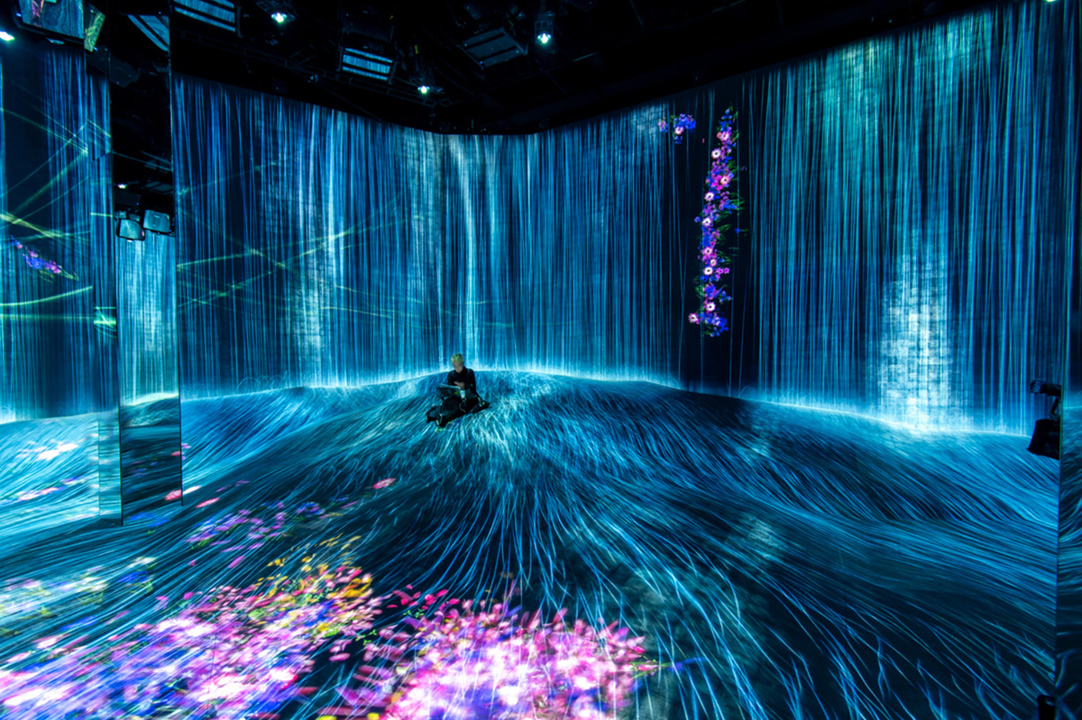 Интерактивный музей цифрового искусства. TEAMLAB Borderless Токио. Музее цифрового искусства TEAMLAB Borderless, Токио.. Музей цифрового искусства TEAMLAB Япония. TEAMLAB Planets (Токио).