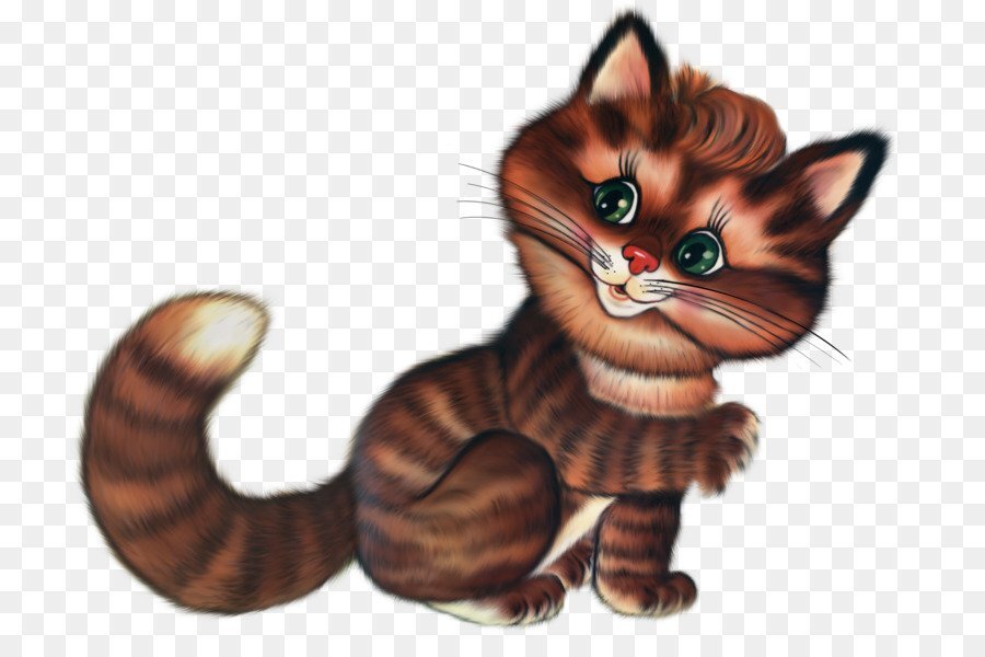 Картинки животных для детей кошка