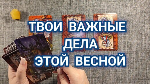 Твои важные дела этой весной