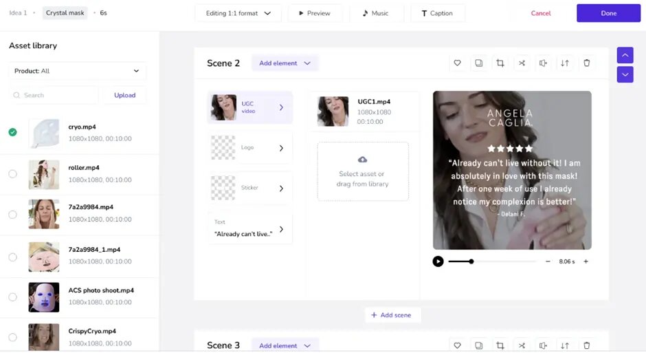 Создание видеорекламы в Pencil AI