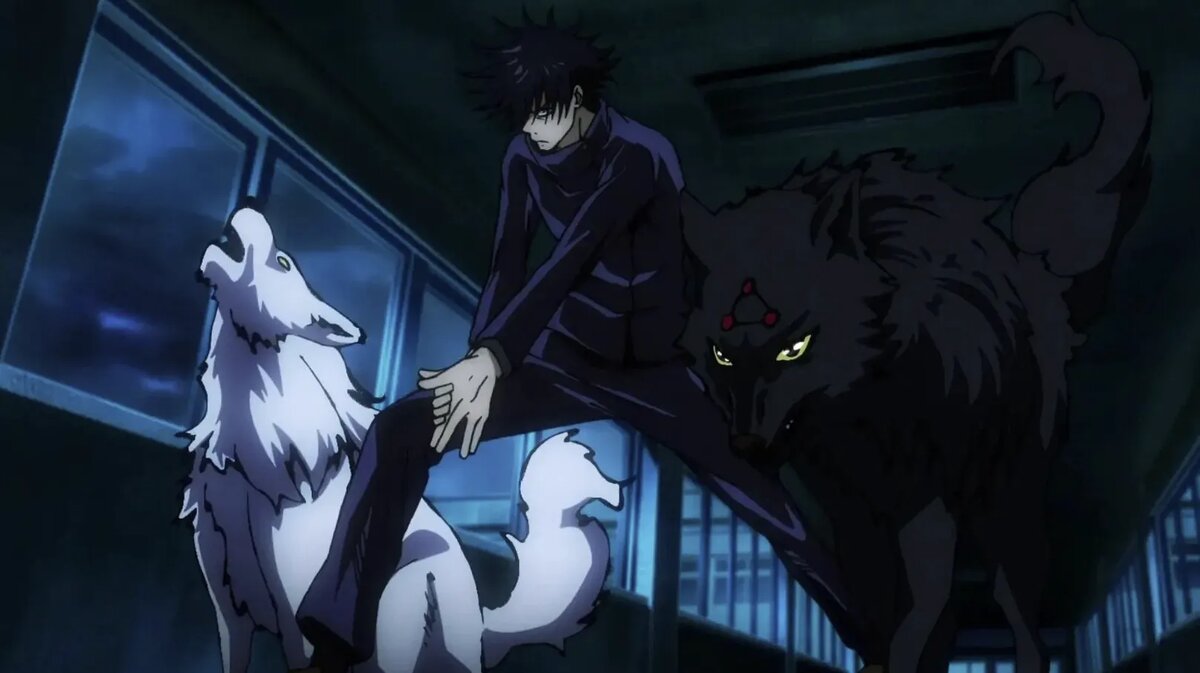 Кадр из аниме «Магическая битва»   📷