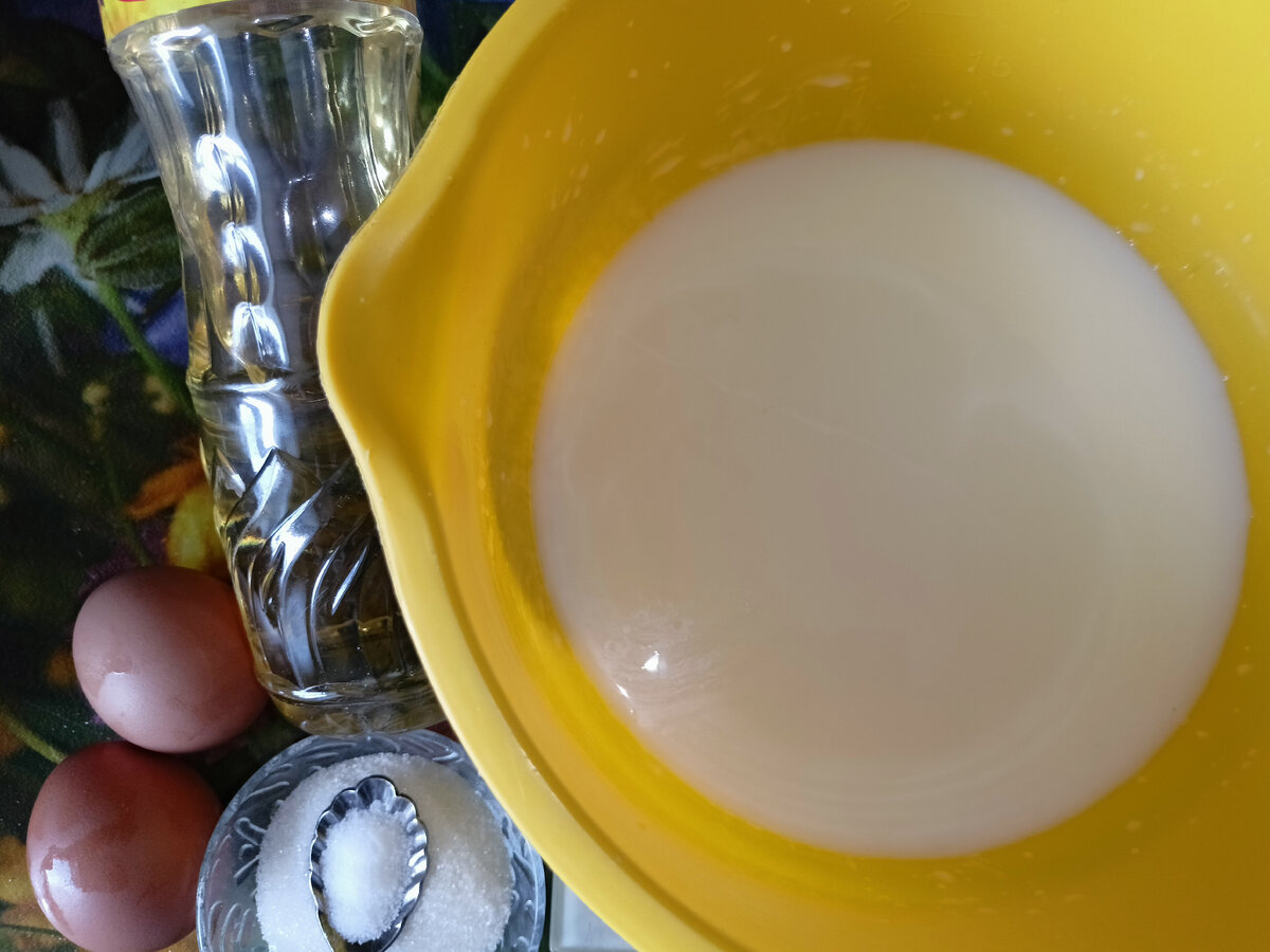 Фото моё, а мука и вода остались за кадром)