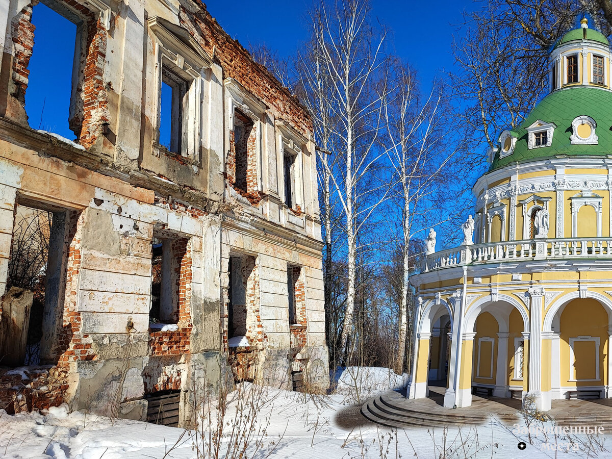 Архитектурное наследие: руины и памятник XVIII века