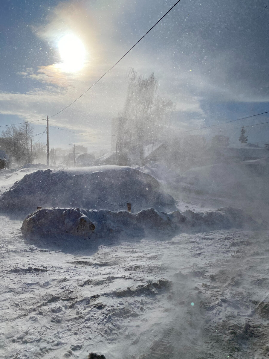 Ужасная метель средь бела дня