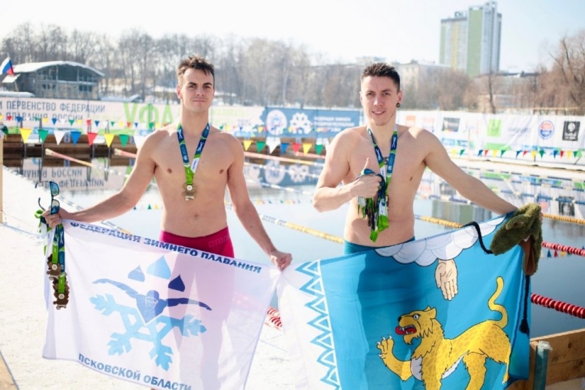    14 медалей завоевали псковичи на Чемпионате России по зимнему плаванию