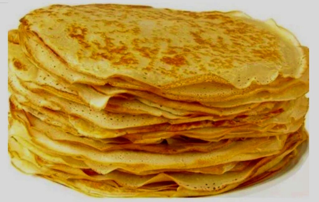 Тонкие блины на молоке