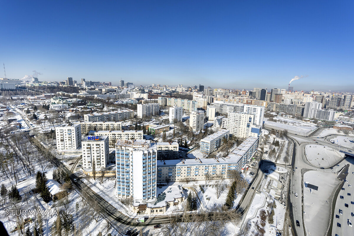 Сегодня я хочу показать вам новую подборку фотографий города Уфа, снятых из корзины теплового аэростата.-2