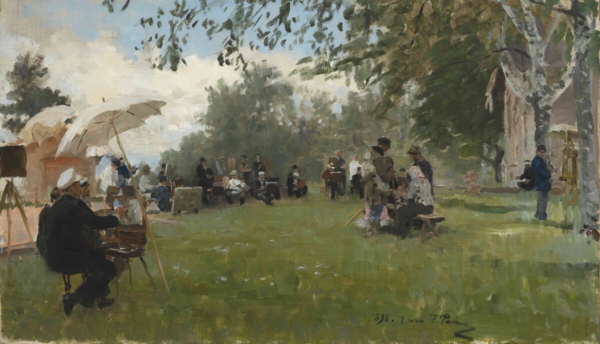 Илья Репин «На Академической даче», 1898 год  / Государственный Русский музей