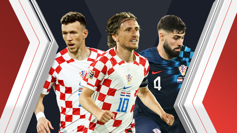    Иван Перишич, Лука Модрич и Йошко Гвардиол. Global Look Press