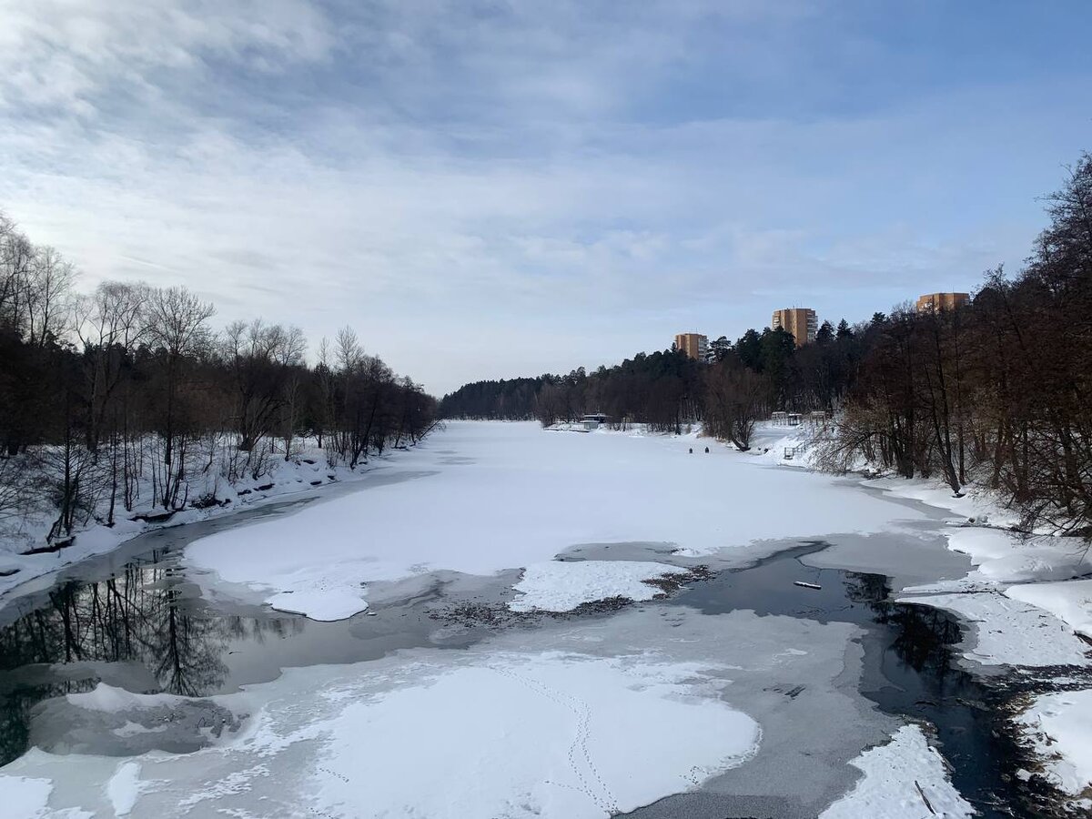 Река Сатис. Вид с Маслихинского моста