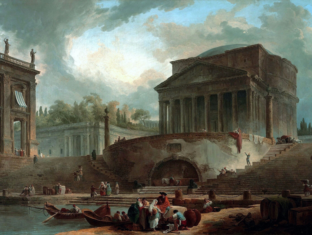 Ложный свидетель адептов альтернативной истории: художник-руинист Робер Юбер