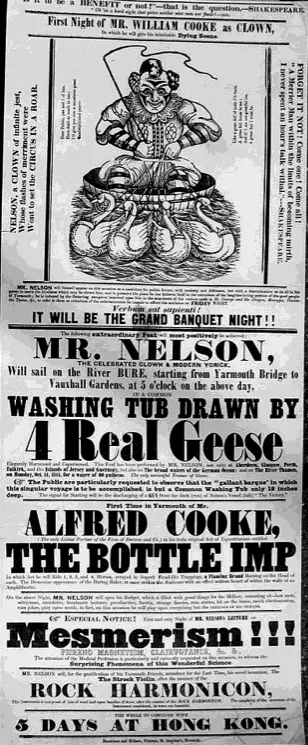 Реклама шоу Артура Нельсона. Источник изображения: www.snopes.com