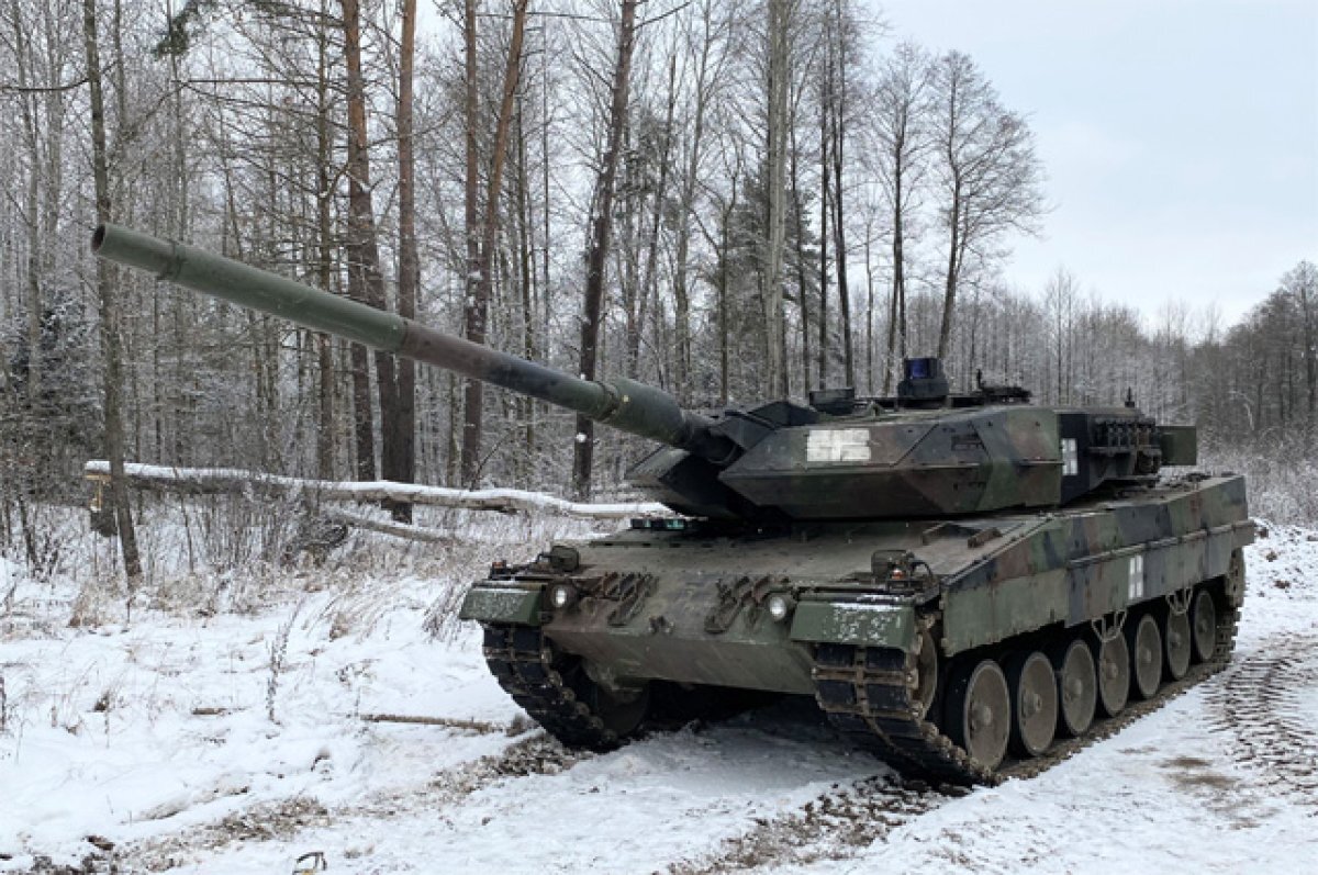    Издание Bild признало захват танка Leopard 2A6 бойцами ВС РФ в Авдеевке