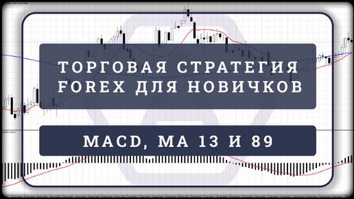 Торговая стратеги forex для новичков на индикаторах MACD, Moving Average (13 и 89)