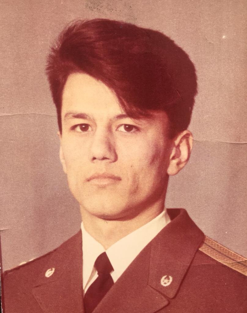 Джурабек Джураев после выпуска из пограничного вуза 