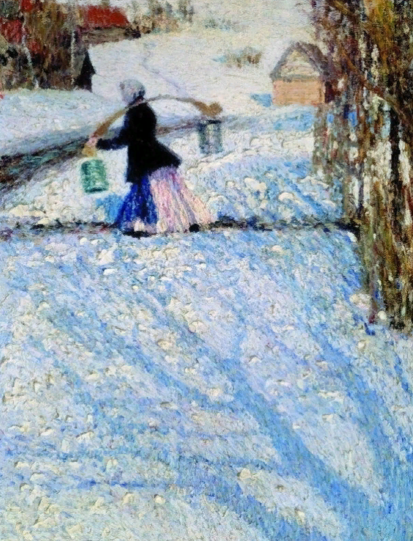 Игорь Грабарь. Мартовский снег. 1904.