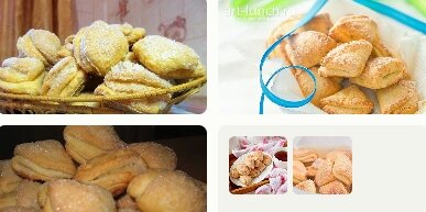 Печенье творожное треугольники с сахаром в духовке рецепт с фото пошагово