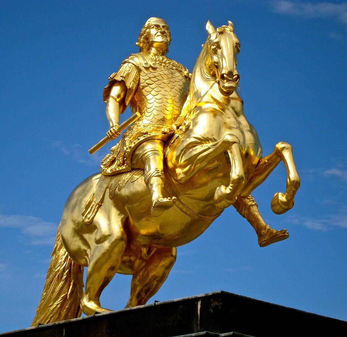 Статуя Августа II Сильного. Источник: commons.wikimedia.org